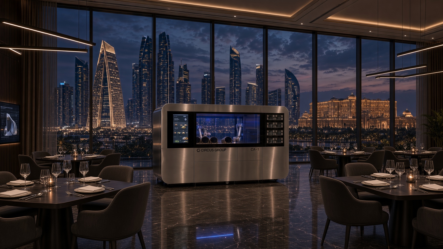 Circus CA-1 overlooking Abu Dhabi